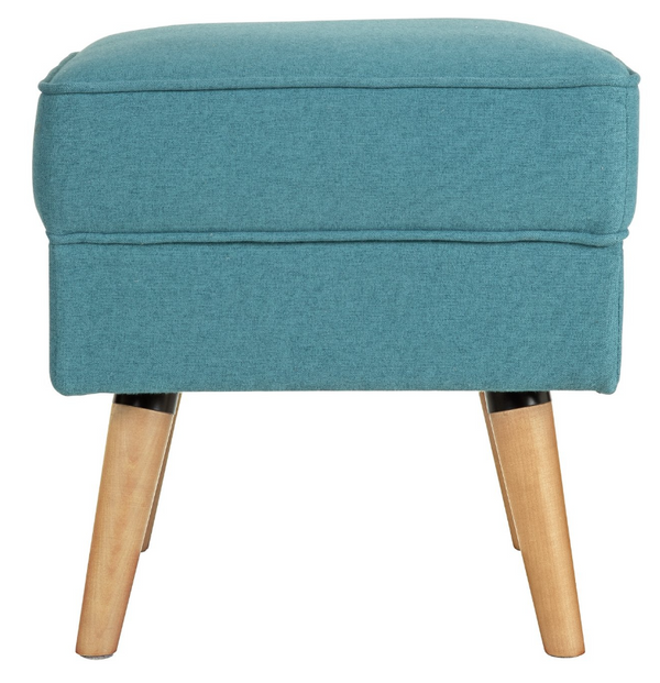 Habitat Callie Fabric Footstool - Teal 18905327