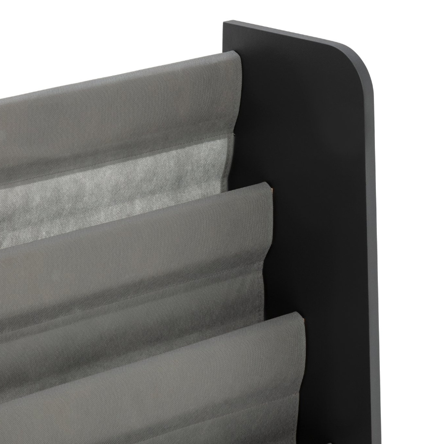 Kids Short Book Tidy - Grey 19611483
