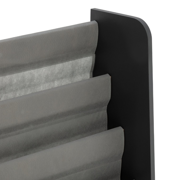 Kids Short Book Tidy - Grey 19611483