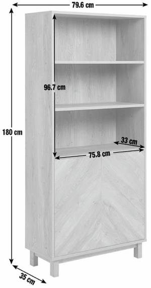 Habitat Fynn Bookcase - Oak 12913322
