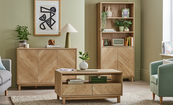 Habitat Fynn Bookcase - Oak 12913322