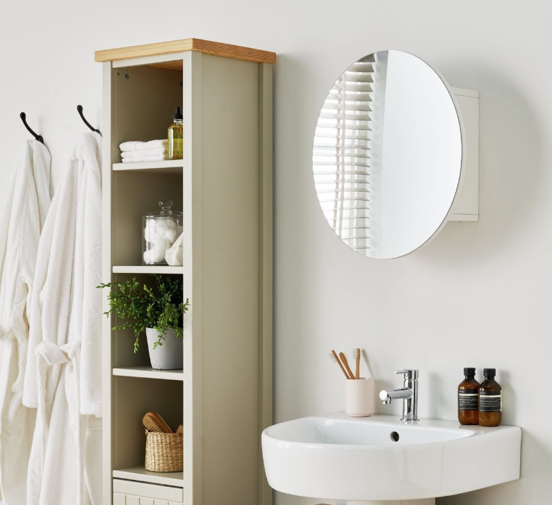 Round Mirrored Wall Cabinet 14336660