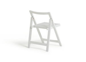 Butterfly Ext White Dining Table & 4 White Chairs 18172552