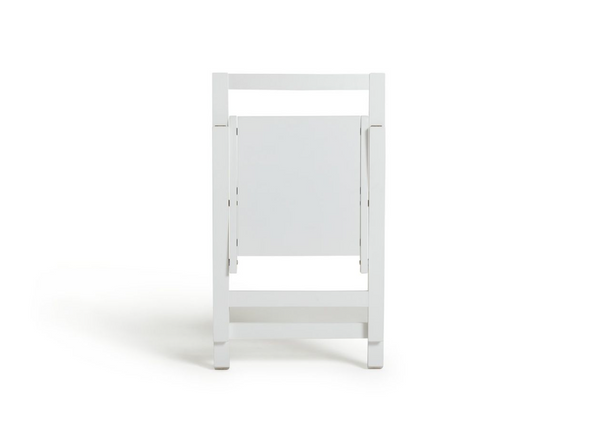 Butterfly Ext White Dining Table & 4 White Chairs 18172552