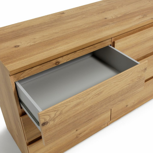 Jenson 6 Drawer Chest - Oak Effect 17571013