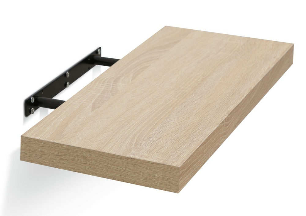Jak 60cm Floating Shelf - Light Oak Effect 13369212