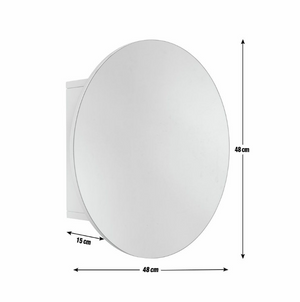Round Mirrored Wall Cabinet 14336660