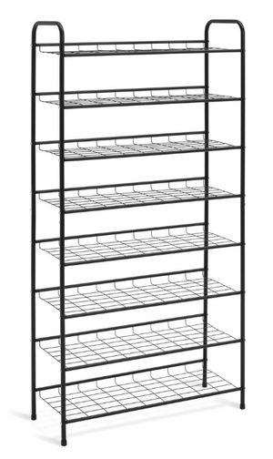 Jorn 8 Shelf Shoe Storage Rack - Black 15812121