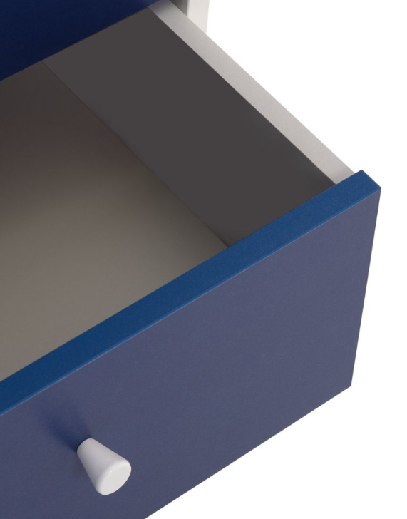 Kids Malibu 6 Drawer Chest - Blue & White 19443400
