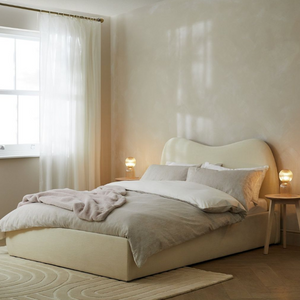Habitat Orton Double Fabric End Lift Ottoman Bed - Beige 17140547