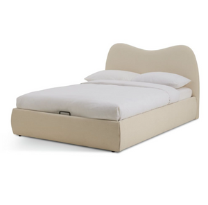 Habitat Orton Double Fabric End Lift Ottoman Bed - Beige 17140547