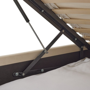 Habitat Orton Double Fabric End Lift Ottoman Bed - Beige 17140547