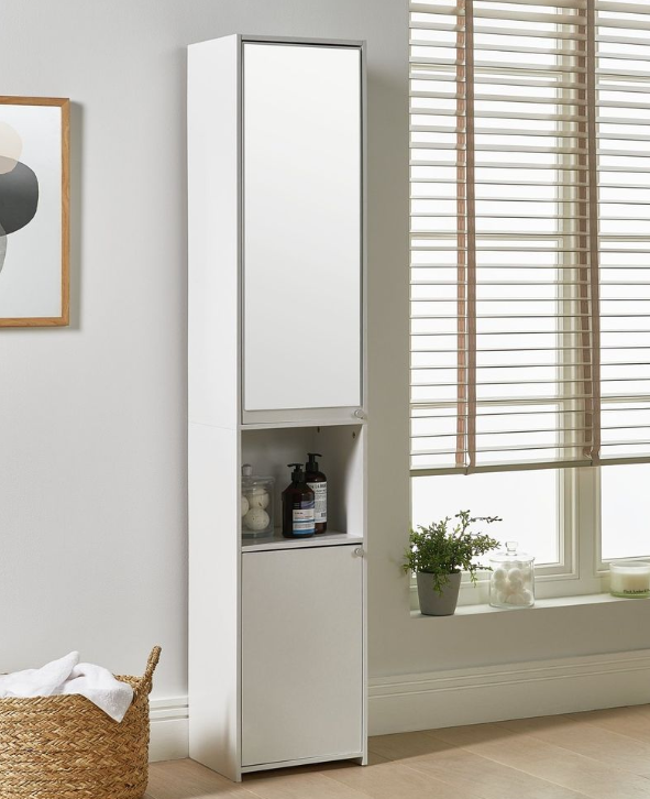 Prime Mirrored Tallboy - White 14353739
