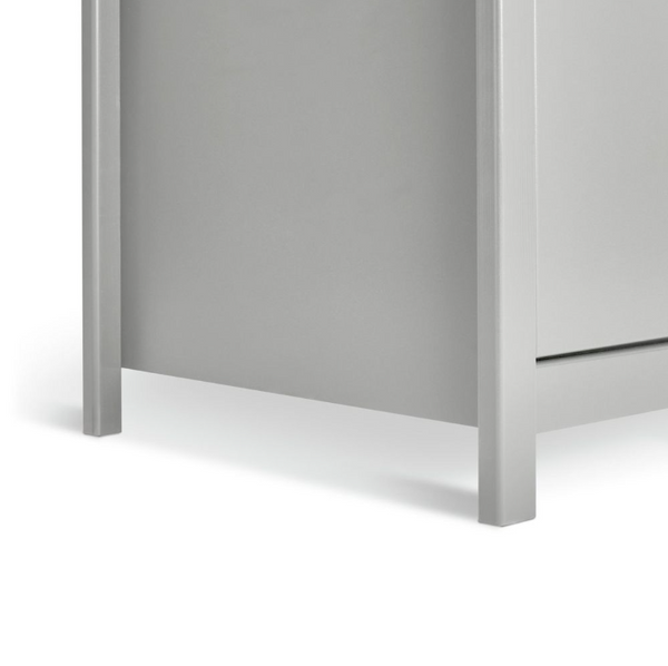 Habitat Brooklyn 1 Door 5 Drawer Short Wardrobe - White 17660814