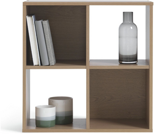 Squares 4 Cube Storage Unit - Oak Effect 19523942