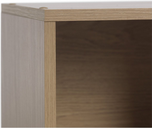Squares 4 Cube Storage Unit - Oak Effect 19523942