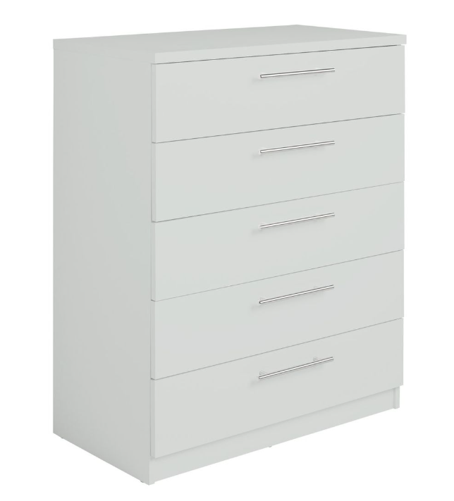 Brisbane 5 drawers Chest Grey 15821909