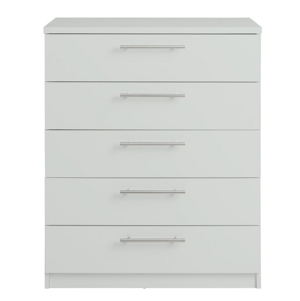 Brisbane 5 drawers Chest Grey 15821909
