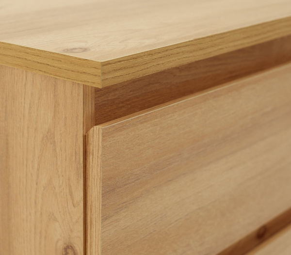 Jenson 2 Drawer Bedside Table - Oak Effect 17570368