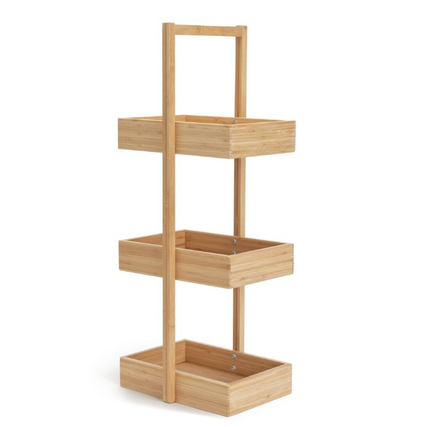Habitat 3 Tier Bamboo Storage Caddy - Natural 11232695