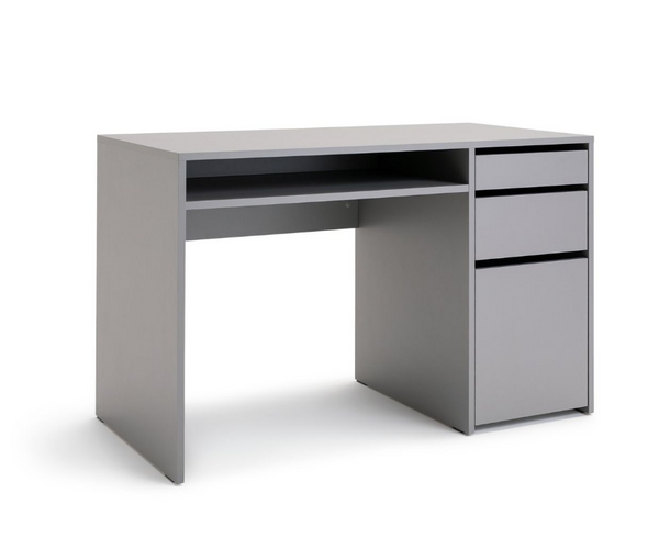 Pepper 2 Drawer Pedestal Office Desk - Grey 17312038