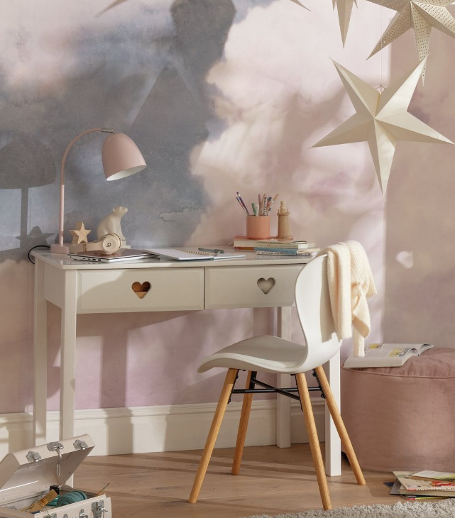 Kids Mia 2 Drawers Desk - White 18047601