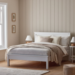 Habitat Brooklyn Double Wooden Bed Frame - White 16919205