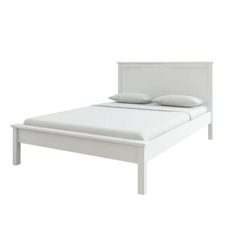 Habitat Brooklyn Double Wooden Bed Frame - White 16919205