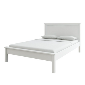 Habitat Brooklyn Double Wooden Bed Frame - White 16919205
