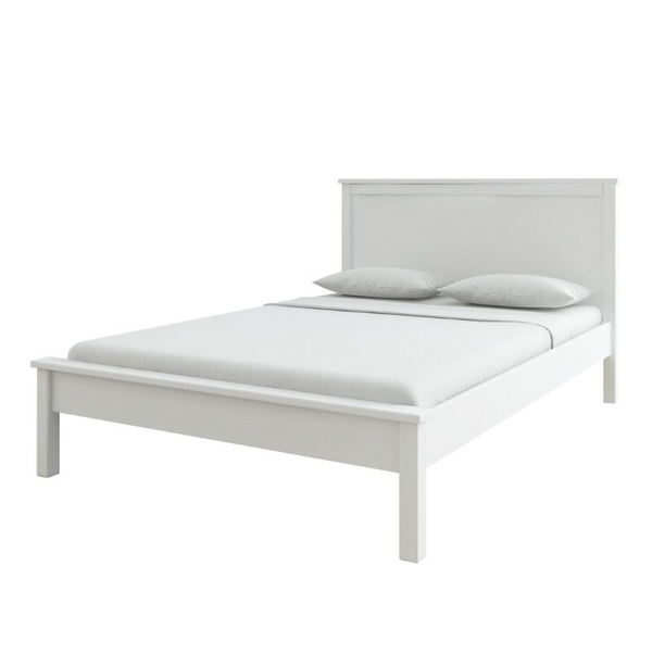 Habitat Brooklyn Double Wooden Bed Frame - White 16919205
