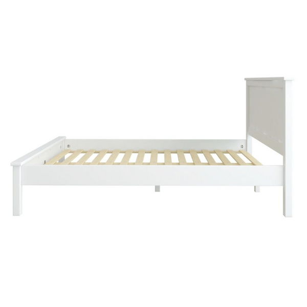 Habitat Brooklyn Double Wooden Bed Frame - White 16919205