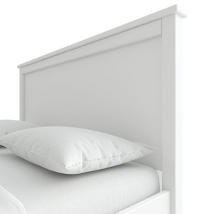 Habitat Brooklyn Double Wooden Bed Frame - White 16919205