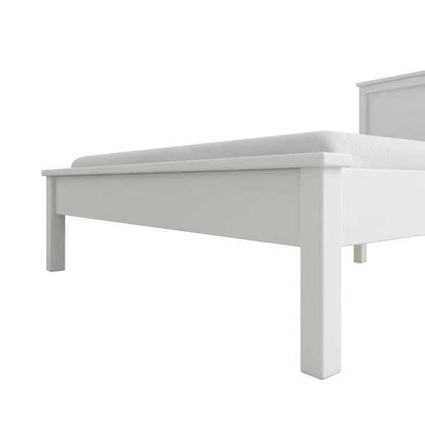 Habitat Brooklyn Double Wooden Bed Frame - White 16919205