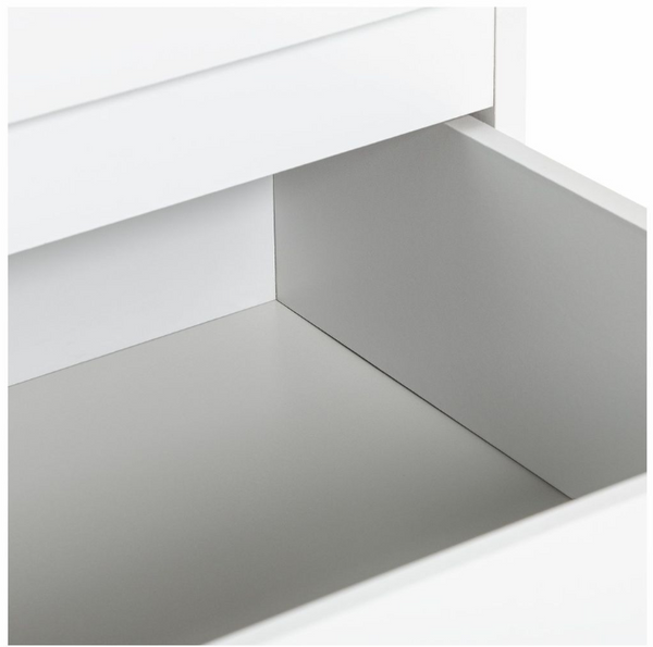 Jenson 2 Drawer Bedside Table -  Matte White 17570320