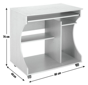 Workstation Office Desk - Beech Effect 18024026