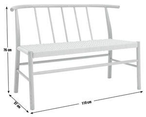 Habitat Scottie Solid Oak Dining Bench 14520445