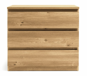 Jenson 3 Drawer Chest - Oak Effect 17570825