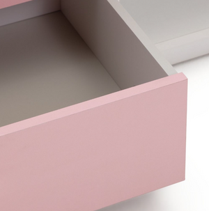 Malibu Storage Cabin Bed - Pink & White 19503436