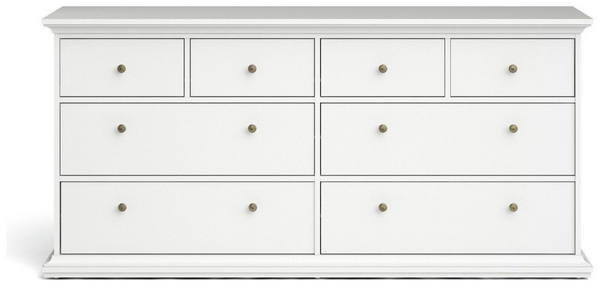 Tvilum Paris 8 Drawer Chest - White 13138917