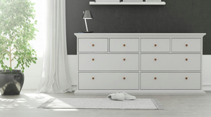 Tvilum Paris 8 Drawer Chest - White 13138917