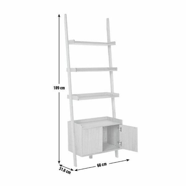 Habitat Jessie 2 Door Ladder Shelf - Walnut 19305885