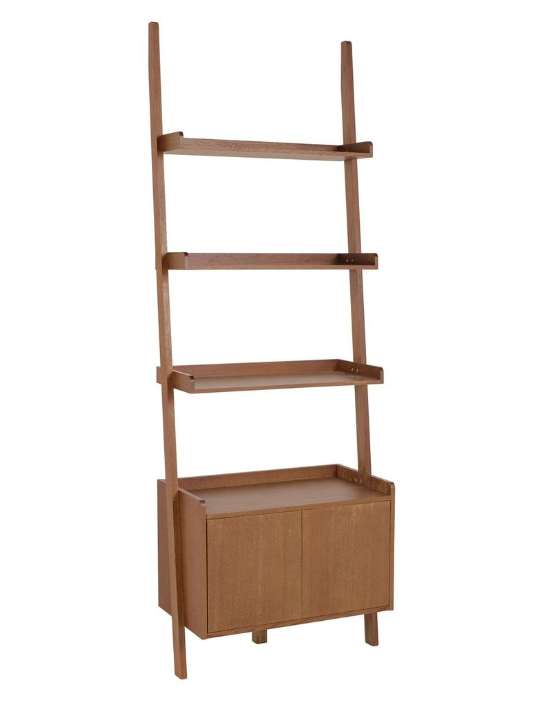 Habitat Jessie 2 Door Ladder Shelf - Walnut 19305885