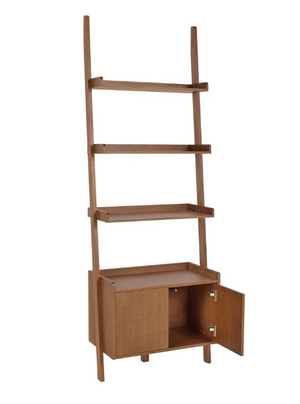 Habitat Jessie 2 Door Ladder Shelf - Walnut 19305885