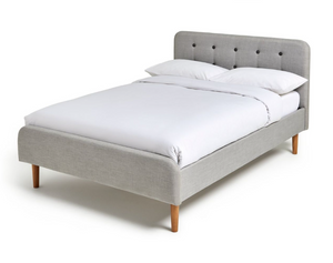 Habitat Aspen Single Fabric Bed Frame - Grey 18538079