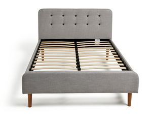 Habitat Aspen Single Fabric Bed Frame - Grey 18538079