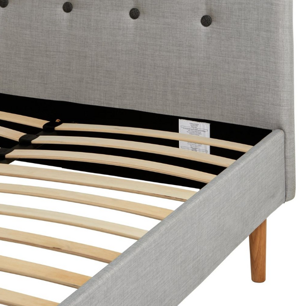 Habitat Aspen Single Fabric Bed Frame - Grey 18538079