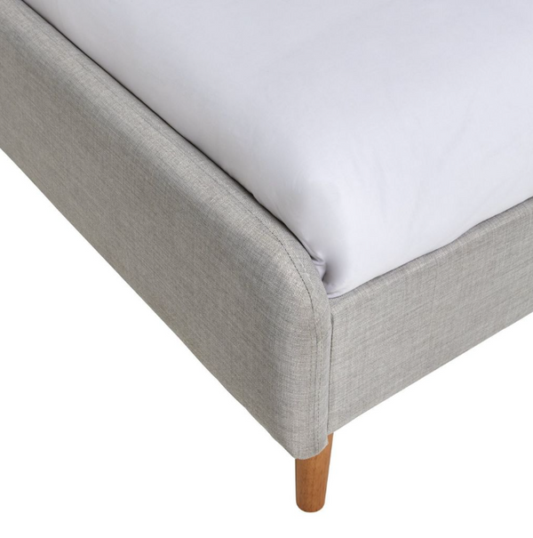 Habitat Aspen Single Fabric Bed Frame - Grey 18538079