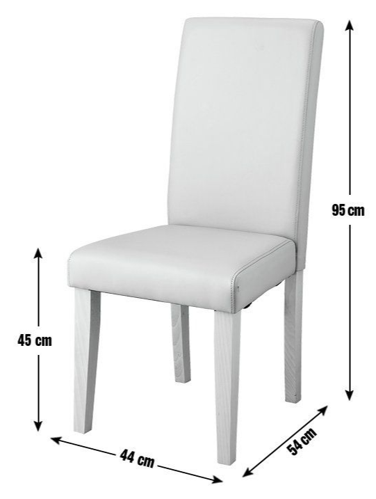 Pair of Midback Dining Chairs - Charcoal 18490980