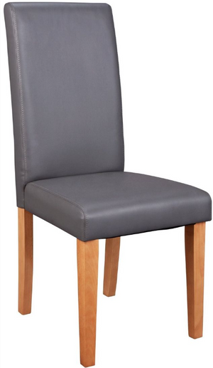 Pair of Midback Dining Chairs - Charcoal 18490980