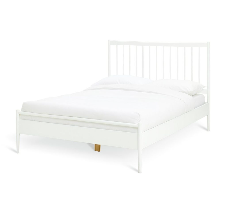 Habitat Chiltern Spindle Double Wooden Bed Frame - White 17418080